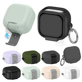 Galaxy Buds4 ケース Buds 4 Pro カバー カラビナ付き シンプル 保護カバー スマホスタンド機能 おすすめ おしゃれ Samsung ギャラクシーバッズ4 / バッド4