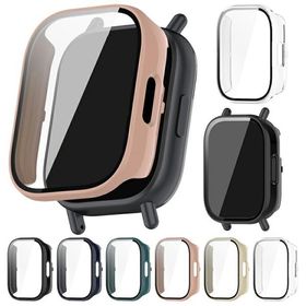 Redmi Watch 5 Active ケース Redmi Watch 5 Lite カバー 液晶面強化ガラス 全面保護 液晶保護ケース 単色/クリア フィルム一体 ハードケース 小米