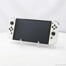 【中古】Nintendo(任天堂) Nintendo Switch 有機ELモデル Joy-Con(L)／(R) ホワイト 【348-ud】