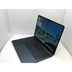 【中古】Apple MacBook Air 13インチ M2(CPU:8C/GPU:8C) 8GB/256GB ミッドナイト MLY33J/A (M2,2022)【京都】保証期間1ヶ月【ランクB】