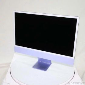 【中古】Apple(アップル) iMac 24-inch Mid-2021 Z13100057 Apple M1 8コアCPU_8コアGPU 8GB SSD512GB パープル 〔14.8 Sonoma〕 【198-ud】