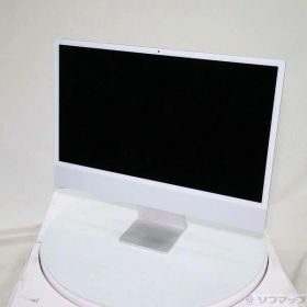 【中古】Apple(アップル) iMac 24-inch Mid-2021 MGPC3J／A Apple M1 8コアCPU_8コアGPU 8GB SSD256GB シルバー 〔14.8 Sonoma〕 【198-ud】