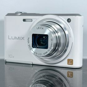 パナソニック(Panasonic)の【美品】Panasonic LUMIX DMC-SZ3 ホワイト(コンパクトデジタルカメラ)