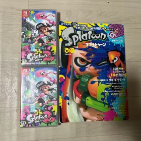 ソフト2枚 スプラトゥーン2 兄弟で遊ぶのにいかがでしょうか？ 本おまけ