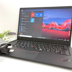 【良品 バッテリー良好】Lenovo ThinkPad X1 Carbon Gen8 20UAS0PJ00『Core i5(10310U)1.7GHz/RAM:8GB/SSD:256GB』14インチ Win10 動作品