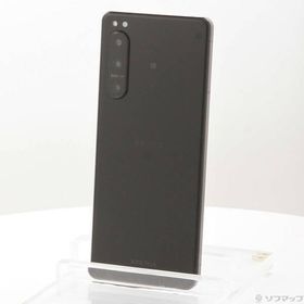 〔中古〕SONY(ソニー) Xperia 5 IV 256GB ブラック XQ-CQ44-B2JPCX0 SIMフリー〔198-ud〕
