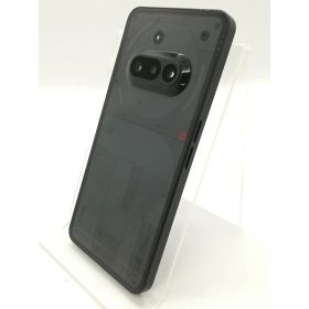 【中古】NOTHING 国内版 【SIMフリー】 Nothing Phone (3a) ブラック 8GB 128GB【秋葉4号】保証期間1ヶ月【ランクA】