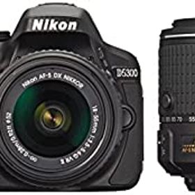 【中古】Nikon デジタル一眼レフカメラ D5300 ダブルズームキット2 ブラック