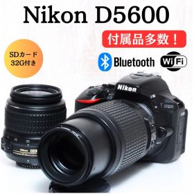 ❤️美品❤️ Nikon D5600 ダブルズーム 2416万画素 Wi-Fi