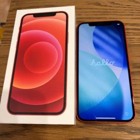 iPhone12 64GB SIMフリー 赤 箱・未使用ケーブル付