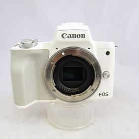 キヤノン(Canon)の【中古】(キヤノン) Canon EOS KISS M EF-M15-45 IS STM キット ホワイト(コンパクトデジタルカメラ)