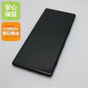 新品同様 802SO Xperia 1 ブラック スマホ 本体 白ロム 土日祝発送OK 04000