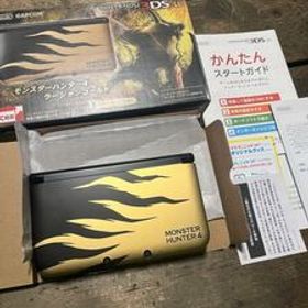 Nintendo 3DS LL 本体 モンスターハンター4 ゴールド 1933