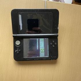 【ジャンク】ニンテンドー3DS LL ブルー×ブラック 充電OK 上下画面割れ ニンテンドー3DS