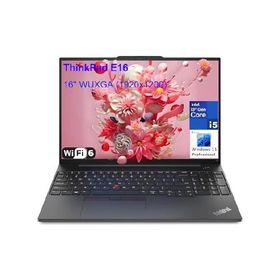 Lenovo ThinkPad E16 Gen 1 Business Laptop Computer, 16GB RAM, 512GB PCIe SSD, 13th Gen Intel 10-Core i5-1335U (Beat i7-1255U), 16" FHD+, WiFi 6, Thund