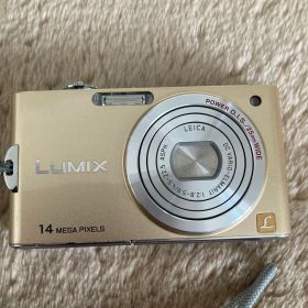 【デジカメ パナソニック LUMIX DMC-FX66 ゴールド】中古