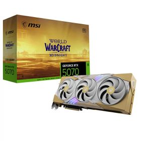 GeForce RTX 5070 12G World of Warcraft MIDNIGHT LIGHT EDITION OC MSI [グラフィックボード]【KK9N0D18P】