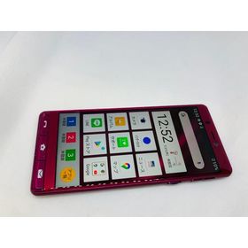 ★送料無料★良品★SoftBank★シンプルスマホ5 A001SH★パープル★0071280002424★SYS★03/18