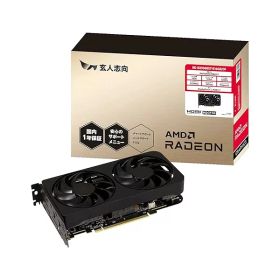 玄人志向 AMD Radeon RX 9060 XT 搭載 グラフィックボード 16GB デュアルファン 【国内正規品】 RD-RX9060XT-E16GB/DF