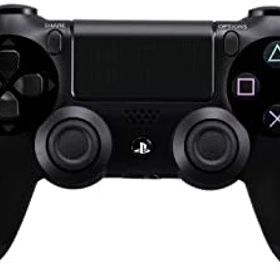 【中古】（非常に良い）ワイヤレスコントローラー (DUALSHOCK 4) ジェット・ブラック 【メーカー生産終了】