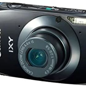 【中古】Canon デジタルカメラ IXY32ブラック IXY32S(BK) 1210万画素 光学4.4倍ズーム 3.2型ワイドタッチパネル フルHD動画