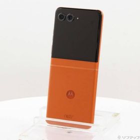 〔中古〕Motorola(モトローラ) motorola razr 50 512GB スプリッツオレンジ PB230002JP SIMフリー〔198-ud〕