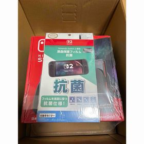 スイッチ2 本体 Nintendo Switch 2 液晶保護フィルム 抗菌(家庭用ゲーム機本体)