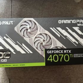 新品未開封Palit RTX 4070 Ti Super White