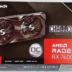 ASRock AMD Radeon RX 7600 Challenger 8GB OC グラフィックボード ブラック 新品(未開封品)