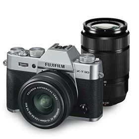 【中古】富士フイルム(FUJIFILM) ミラーレス一眼カメラ X-T30ダブルズームレンズキット シルバー X-T30WZLK-S