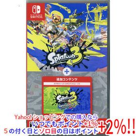 【中古】【ゆうパケット対応】スプラトゥーン3 + エキスパンション Nintendo Switch カバーいたみ