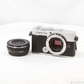 〔中古〕OLYMPUS(オリンパス) OLYMPUS PEN E-P7 14-42mm EZレンズキット シルバー〔352-ud〕
