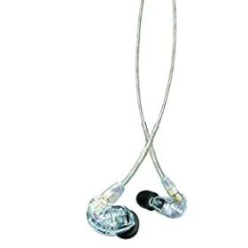 【中古】(未使用品)SHURE イヤホン SEシリーズ SE215 カナル型 高遮音性 クリアー SE215-CL-A 【国内正規品】