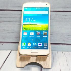GALAXY S5 SCL23 au シマリーホワイト 本体 白ロム C736590