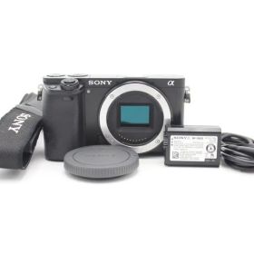ショット数1555！■美品■ SONY ミラーレス一眼 α6000 ボディ ブラック ILCE-6000 B ♯11013