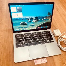 【動作確認済み】 MacBook air 13インチ 2020 アップル Apple M1 8GB 512GB 動画編集可能 カメラ内蔵 ノートPC ノートパソコン SSD搭載 macOSインストール済み 【4112】