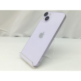 【中古】Apple SoftBank 【SIMフリー】 iPhone 14 128GB パープル MPUY3J/A【札幌】保証期間１ヶ月【ランクB】