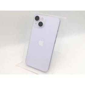 【中古】Apple 楽天モバイル 【SIMフリー】 iPhone 14 128GB パープル MPUY3J/A【仙台イービーンズ】保証期間１ヶ月【ランクB】