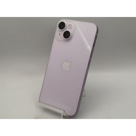 【中古】Apple 国内版 【SIMフリー】 iPhone 14 128GB パープル MPUY3J/A【秋葉本店】保証期間１ヶ月【ランクB】