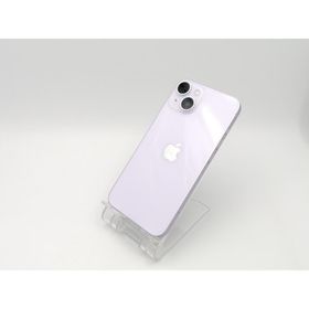 【中古】Apple docomo 【SIMフリー】 iPhone 14 128GB パープル MPUY3J/A【ECセンター】保証期間１ヶ月【ランクA】