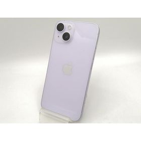 【中古】Apple 楽天モバイル 【SIMフリー】 iPhone 14 128GB パープル MPUY3J/A【大須2】保証期間１ヶ月【ランクA】