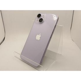 【中古】Apple au 【SIMフリー】 iPhone 14 128GB パープル MPUY3J/A【川崎駅前】保証期間１ヶ月【ランクB】