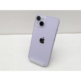 【中古】Apple au 【SIMフリー】 iPhone 14 128GB パープル MPUY3J/A【仙台イービーンズ】保証期間１ヶ月【ランクA】