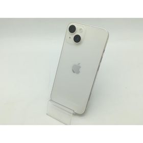 【中古】Apple docomo 【SIMフリー】 iPhone 14 128GB スターライト MPUQ3J/A【OSU301】保証期間１ヶ月【ランクA】