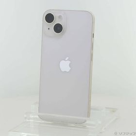 〔中古〕Apple(アップル) iPhone14 128GB スターライト MPUQ3J／A SIMフリー〔349-ud〕