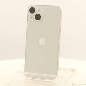 〔中古〕Apple(アップル) iPhone14 128GB スターライト MPUQ3J／A SIMフリー〔262-ud〕