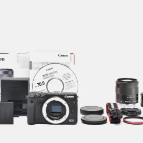 ★美品★キヤノン Canon EOS M3 ダブルレンズキット EF-M 18-55mm IS STM / EF-M 22mm STM ★ T48＃5301