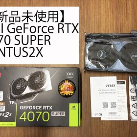 【新品未使用】MSI GeForce RTX 4070 SUPER VENTUS