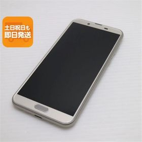 超美品 SH-01L AQUOS sense2 シャンパンゴールド スマホ 本体 白ロム 中古 あすつく 土日祝発送OK