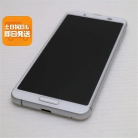 新品同様 SIMフリー SH-M12 シルバーホワイト スマホ 本体 白ロム 中古 あすつく 土日祝発送OK